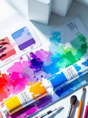 deluxe 12 piece acrylic paint set